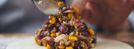 манты с тыквой. Шаг 11