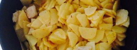 картофель по-французски на сковороде. Шаг 2