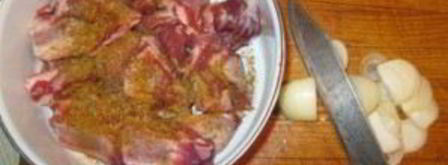 бараньи ребрышки с картошкой тушеные. Шаг 2