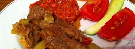 бефстроганов с овощами. Шаг 4