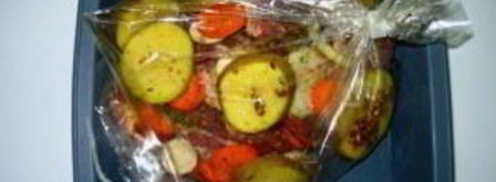 говядина в рукаве с овощами. Шаг 5