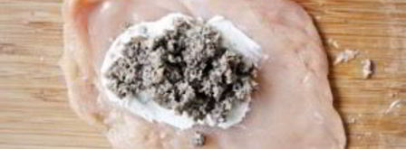 грудка, фаршированная грибами и сыром. Шаг 4