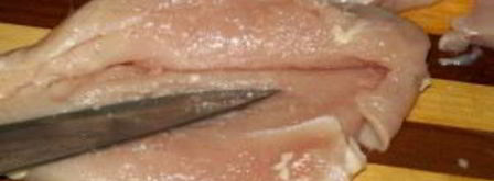 куриная грудка с грибами и сыром. Шаг 2