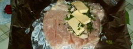 куриная грудка с грибами и сыром. Шаг 8