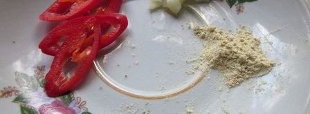 куриные ножки с имбирем и чили в кокосовом молоке. Шаг 2