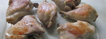 куриные ножки с имбирем и чили в кокосовом молоке. Шаг 3