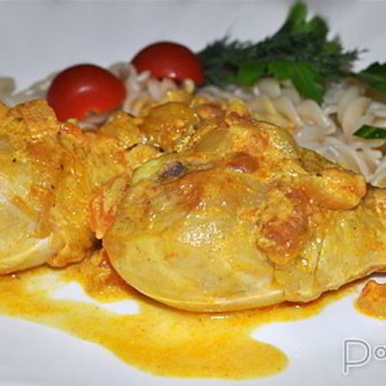 Рецепт куриных ножек в соусе карри