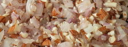 курица, фаршированная шпинатом и гранатом в яблочном сидре. Шаг 2