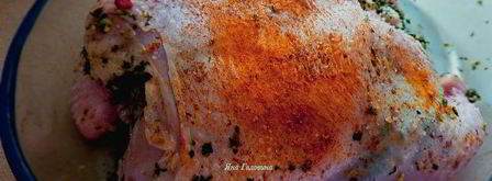 курица, фаршированная шпинатом и гранатом в яблочном сидре. Шаг 5