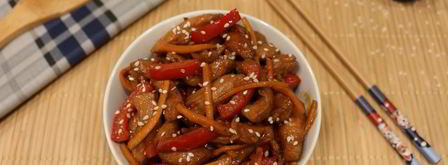 курица под соусом терияки с овощами. Шаг 5