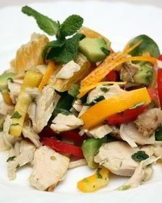 Курица с авокадо