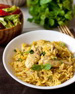 Курица с рисом и карри