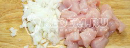 курица тушеная с овощами милана. Шаг 3