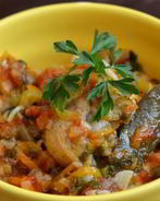 Курица, тушенная в мультиварке