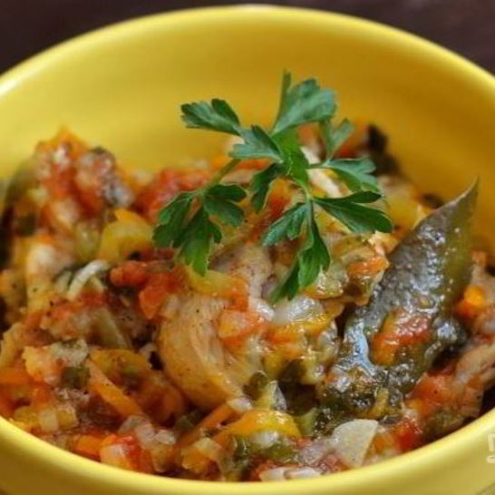 Рецепт курицы, тушенной в мультиварке