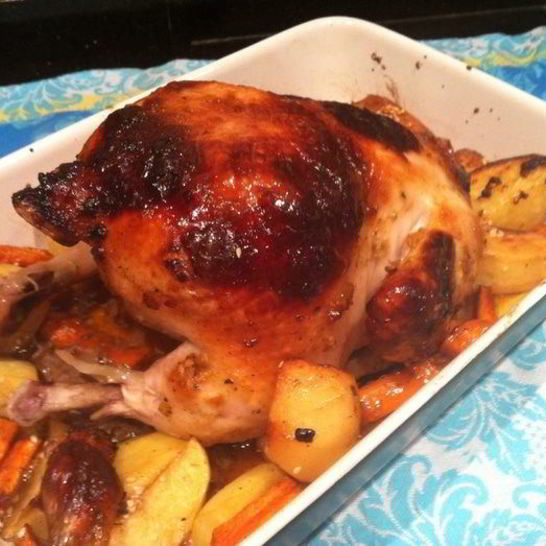 Рецепт курицы в абрикосовой глазури