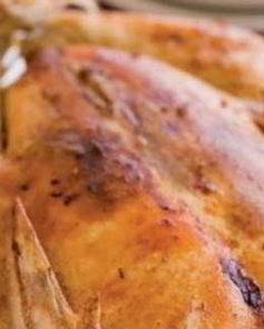 Курица в меду и травах