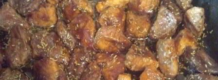 мясо, тушенное в соевом соусе. Шаг 2