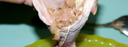 ножки куриные, фаршированные. Шаг 11