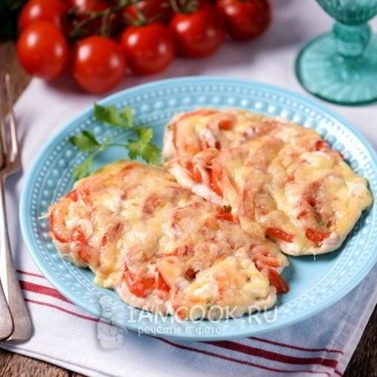 Рецепт отбивных из куриного филе с сыром в духовке