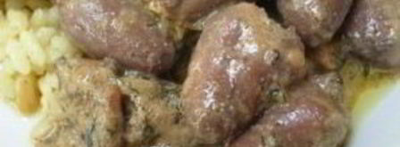 подливка из куриных сердечек. Шаг 7