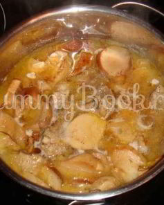 Свинина с грибами