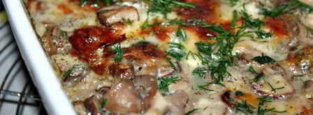 свинина с шампиньонами запеченные в сливочном соусе. Шаг 6