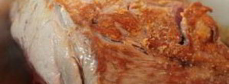 свинина с яблоками, луком и диким рисом. Шаг 2