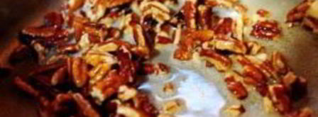 свинина с яблоками, луком и диким рисом. Шаг 4