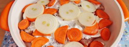 свинина, запеченная с овощами в духовке. Шаг 5