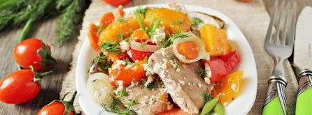 свинина, запеченная с овощами в духовке. Шаг 9