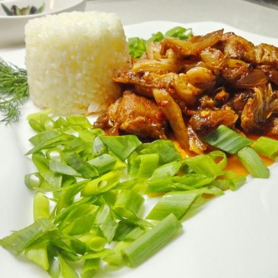 Рецепт свинины жаренной с кимчи