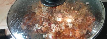 свинина жаренная с кимчи. Шаг 8