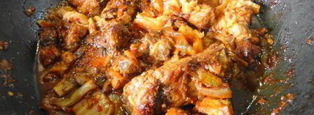 свинина жаренная с кимчи. Шаг 9