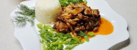 свинина жаренная с кимчи. Шаг 10