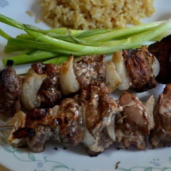 Рецепт свиного кебаба с бальзамическим уксусом