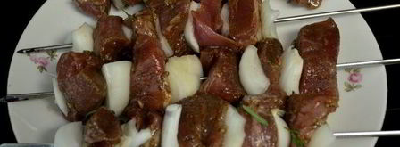 свиной кебаб с бальзамическим уксусом. Шаг 2