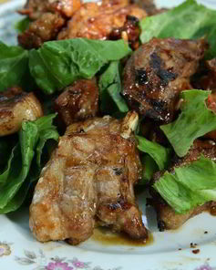 Свиные ребрышки на гриле