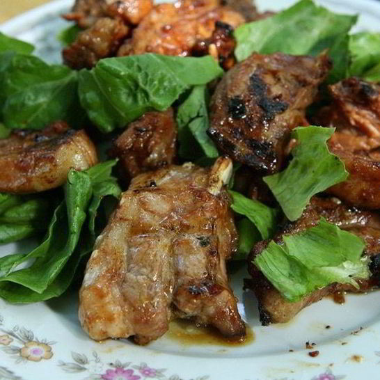 Рецепт свиных ребрышек на гриле