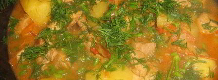 тушеное мясо с картошкой. Шаг 4