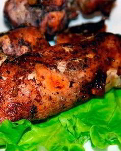 Тушка кролика в духовке