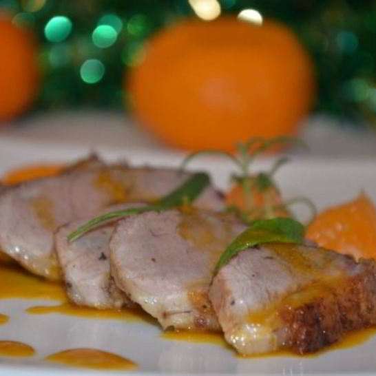 Рецепт утиной грудки с мандаринами