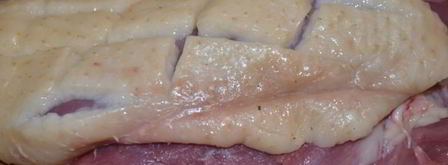 утиная грудка с мандаринами. Шаг 2