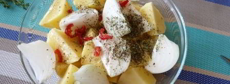 утиные окорочка с картошкой в духовке. Шаг 6