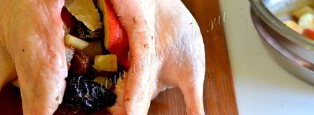 утка с фруктами в духовке. Шаг 5