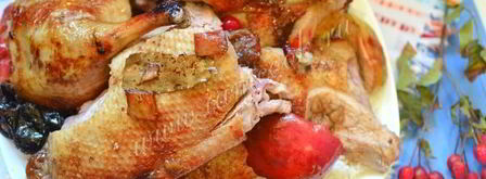 утка с фруктами в духовке. Шаг 9