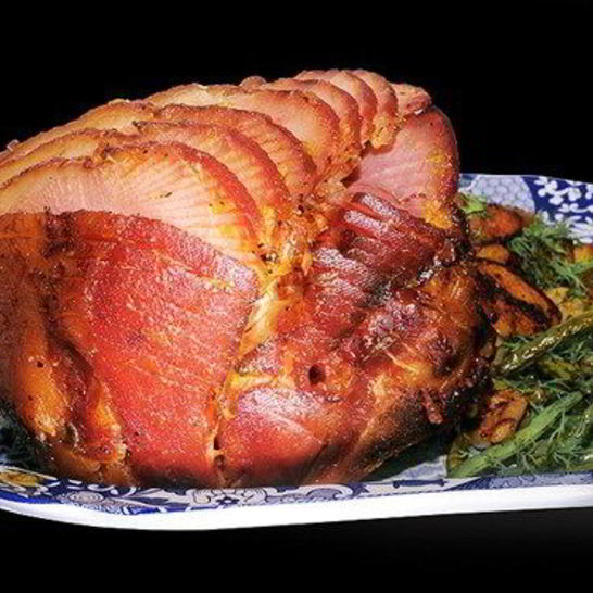 Рецепт запеченной ветчины в кленово-горчичной глазури
