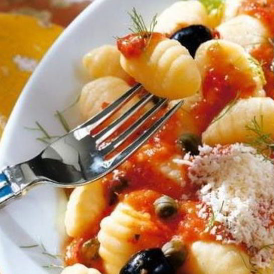 Рецепт ньокков с кремом из паприки и фенхеля