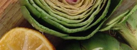 артишок запеченный, фаршированный грибами. Шаг 2