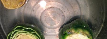 артишок запеченный, фаршированный грибами. Шаг 4